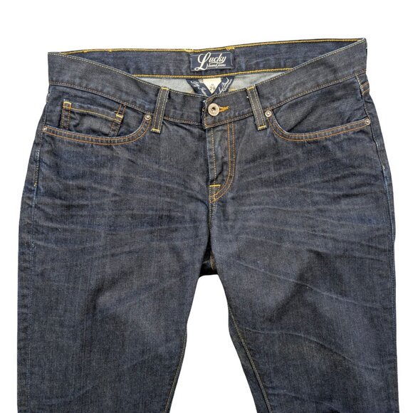 Lucky Brand Riley Slouchy Skinny Jeans Womens Blue Cotton Denim Size 8 / 29 - Picture 3 of 10